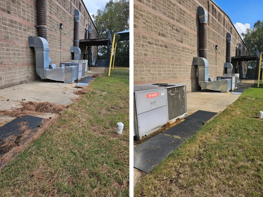 Before / after property cleanup 2