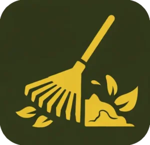 Yard Cleanup Icon